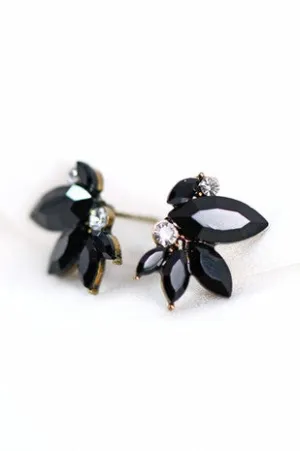 Shine So Bright Stud Earring in Black *
