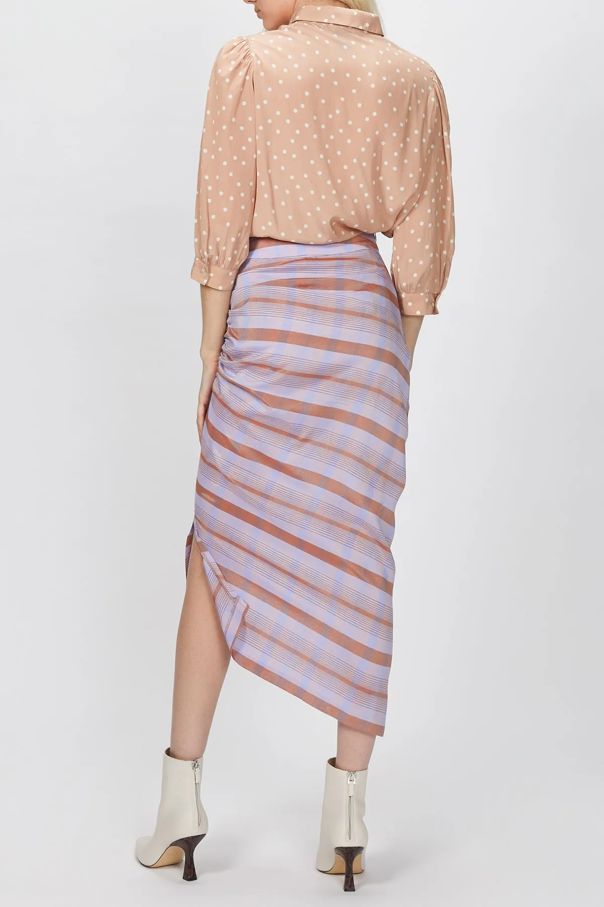 SHIRRED POCKET BLOUSE