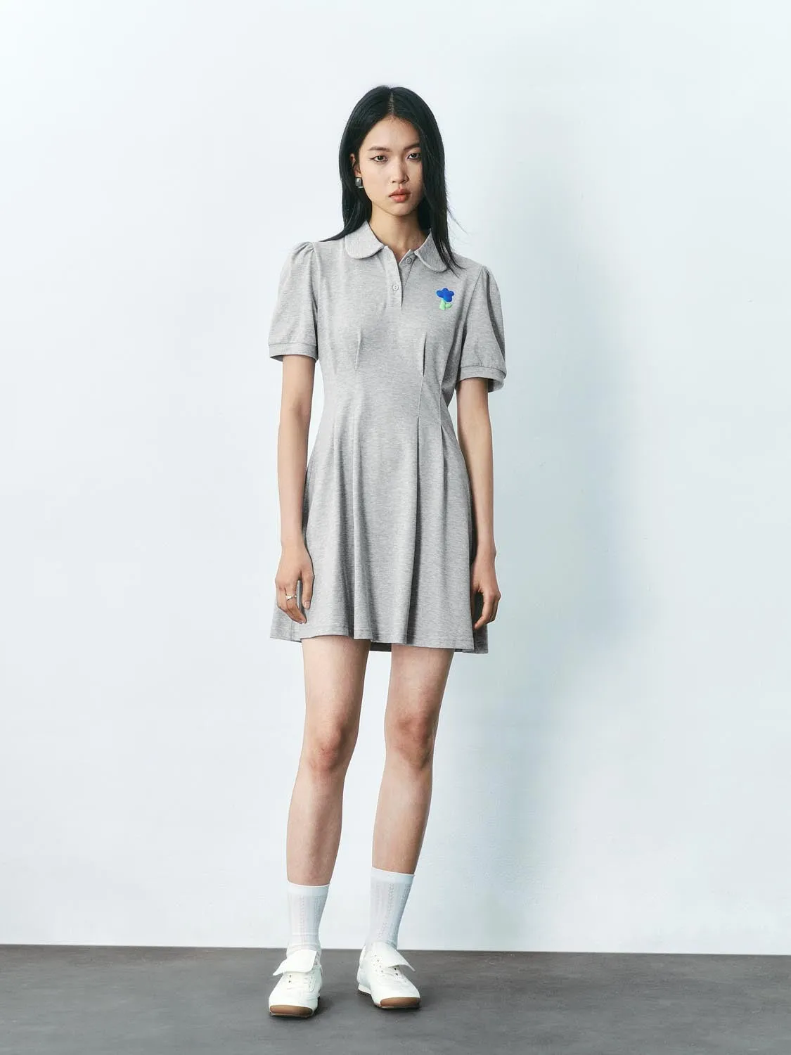 Shirt Collar A-Line Dresses