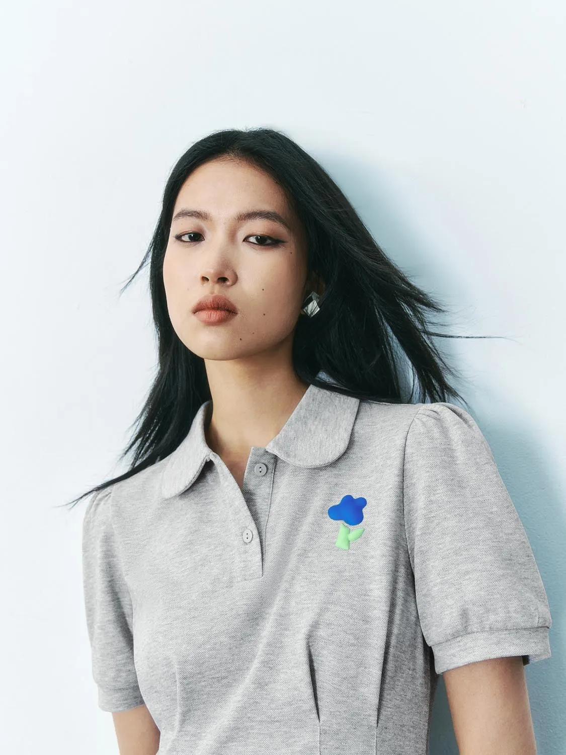 Shirt Collar A-Line Dresses