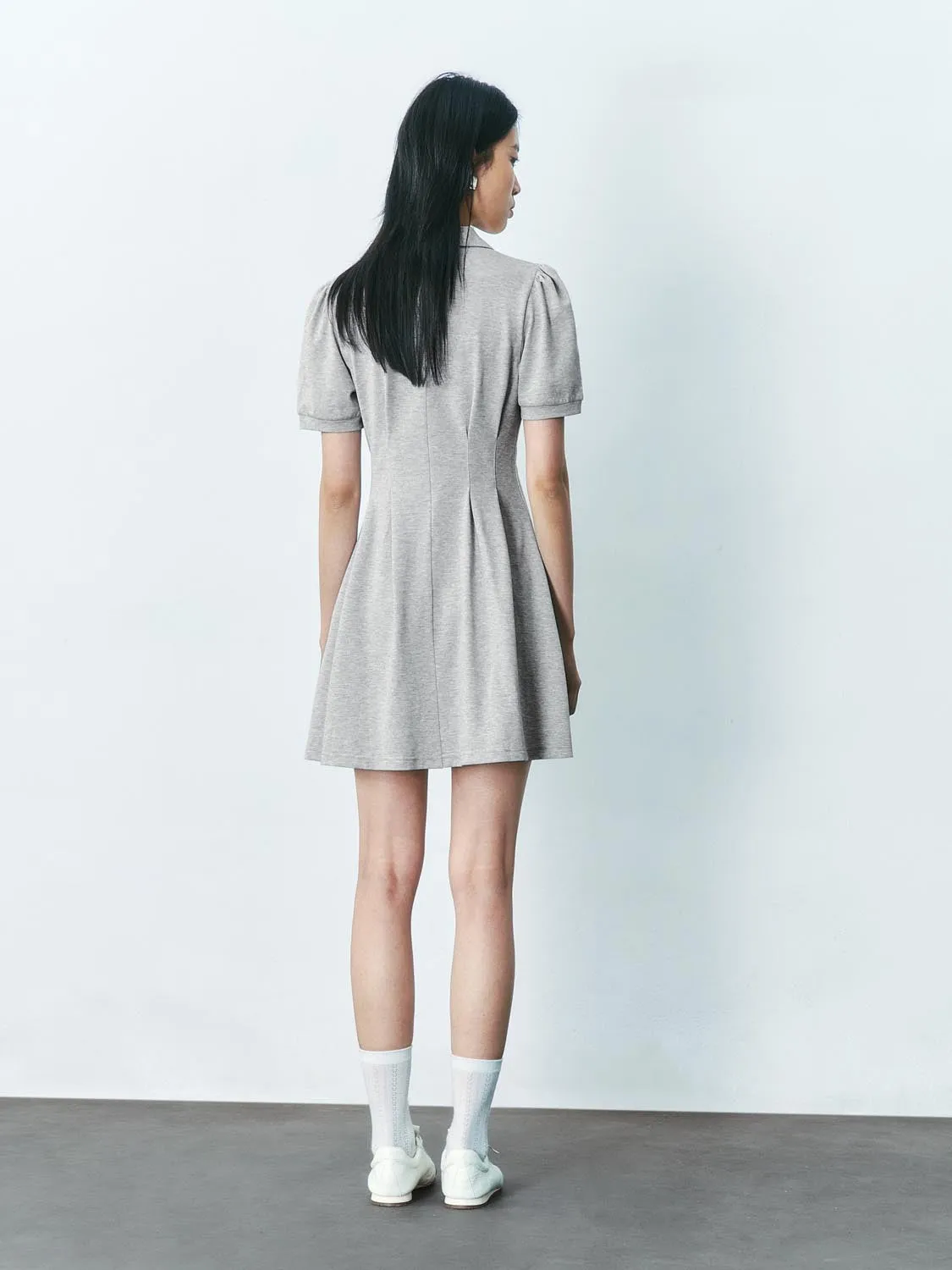 Shirt Collar A-Line Dresses
