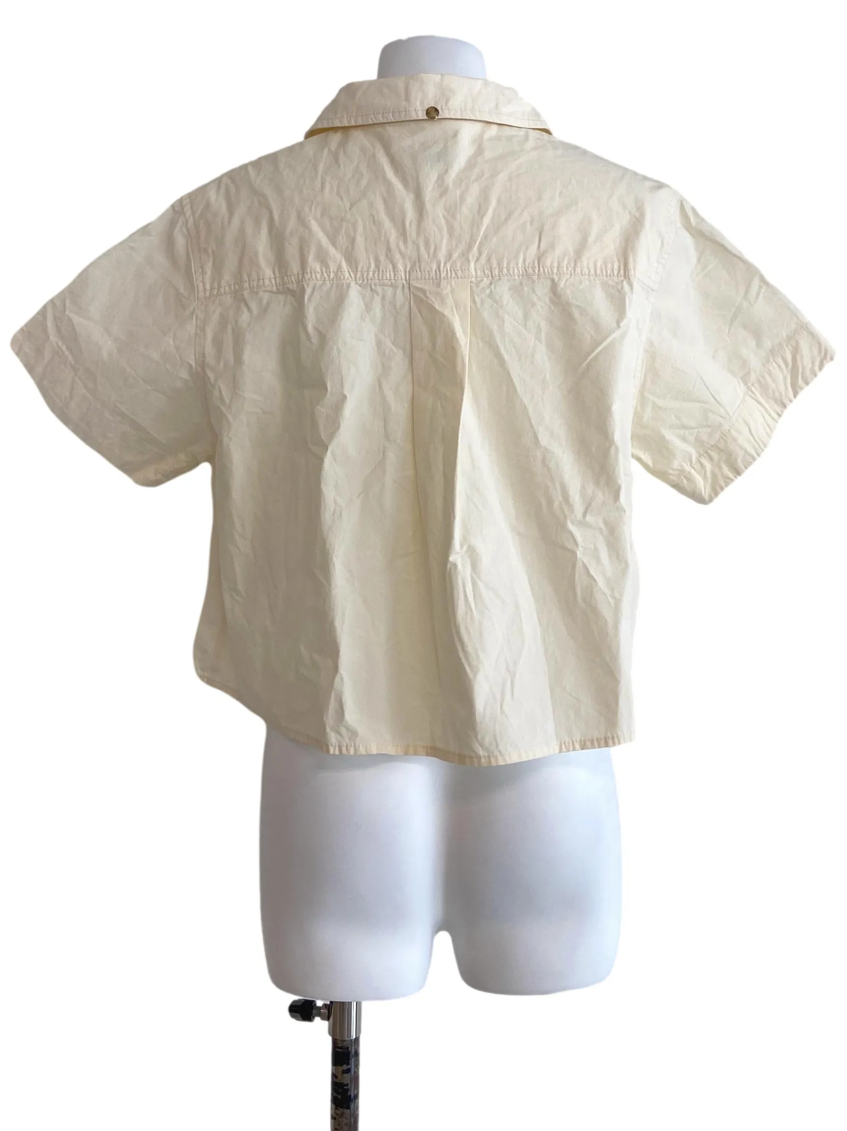 Shortbread Cropped Blouse