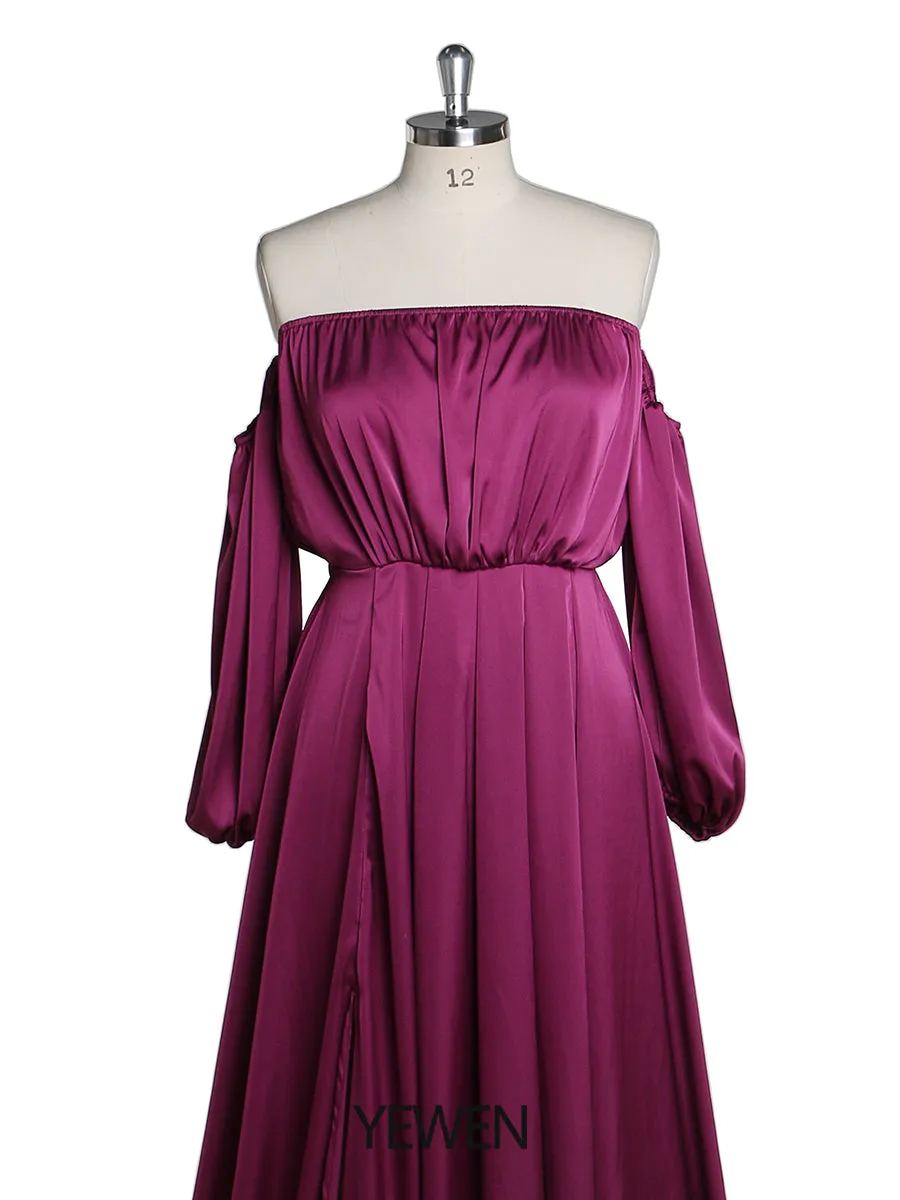 Shoulderless Maternity Evening Dress Long Pregnant Women Fancy Pregnancy Elegence Maxi Gown Photo Shoot Dresses YD211103
