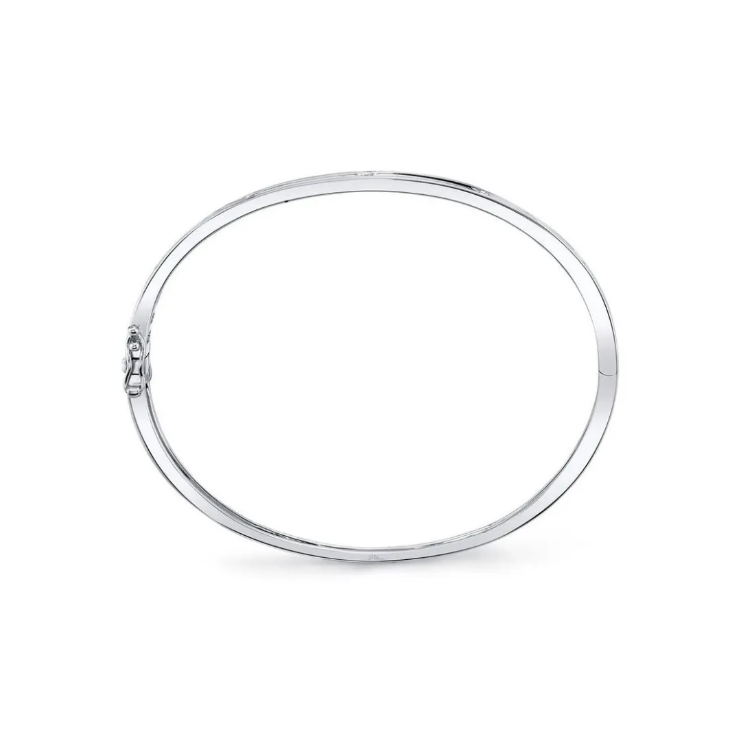 Shy Creation Burnished Diamond Bangle
