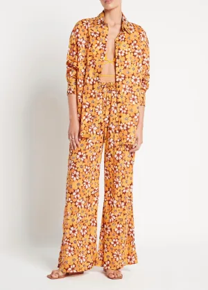 Sia Shirt (Le Reni Floral Orange)