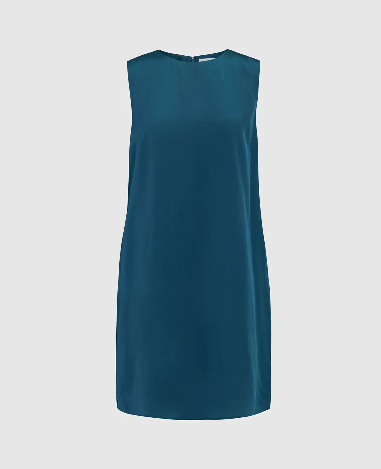 Silk A-line Shift Dress