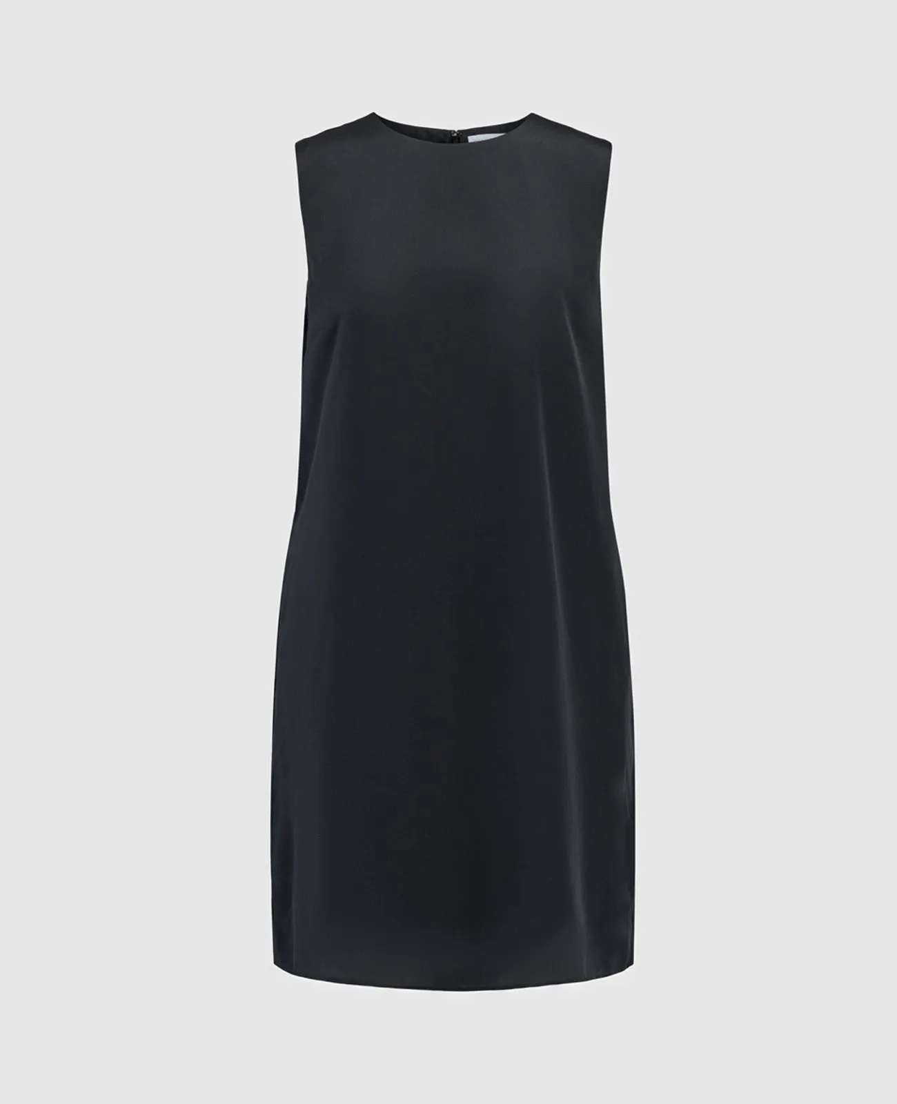 Silk A-line Shift Dress
