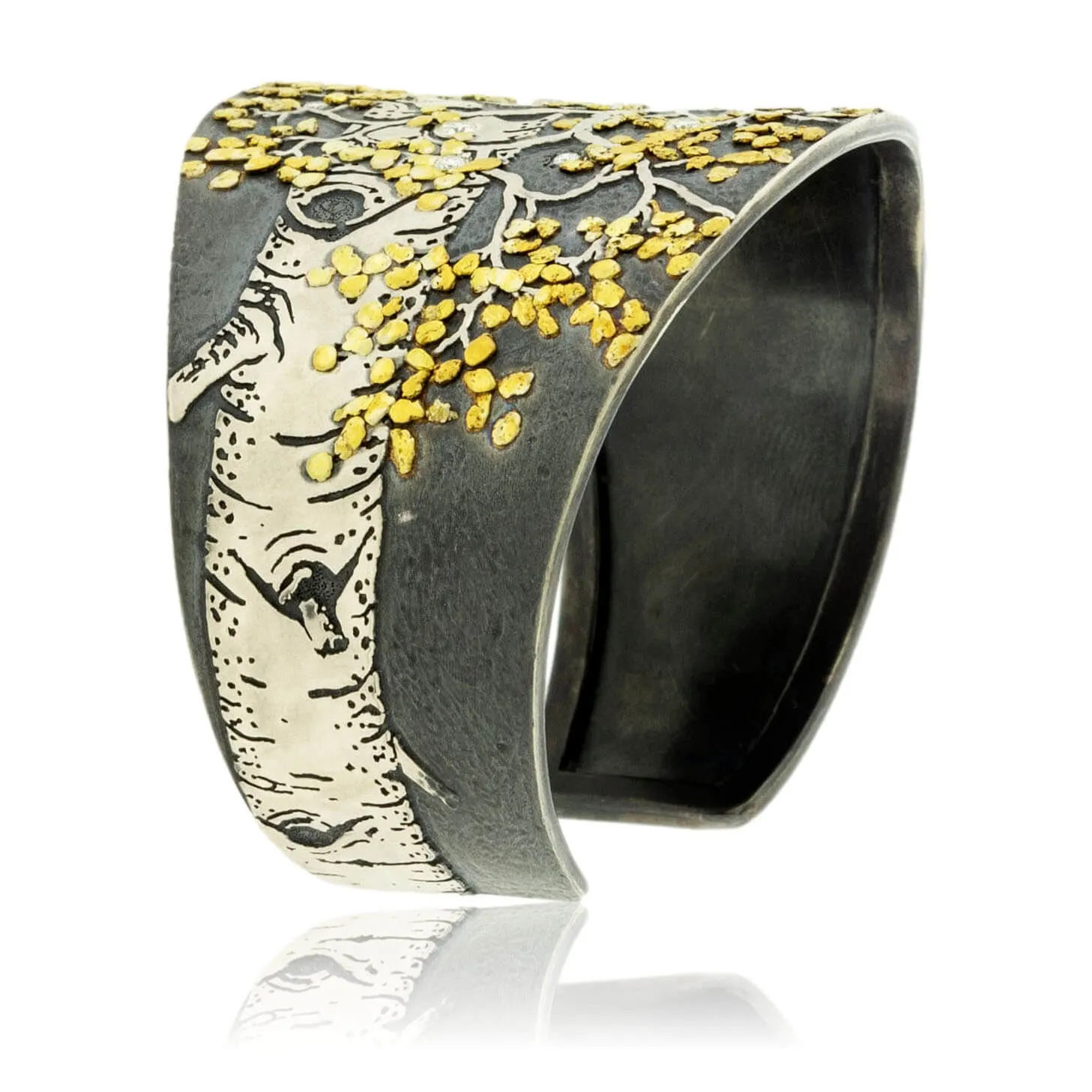 Silver & Gold Aspen Bloom Diamond Bracelet