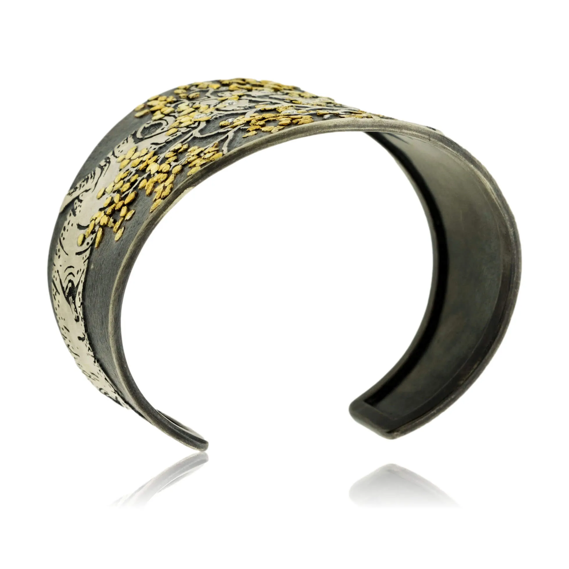 Silver & Gold Aspen Bloom Diamond Bracelet