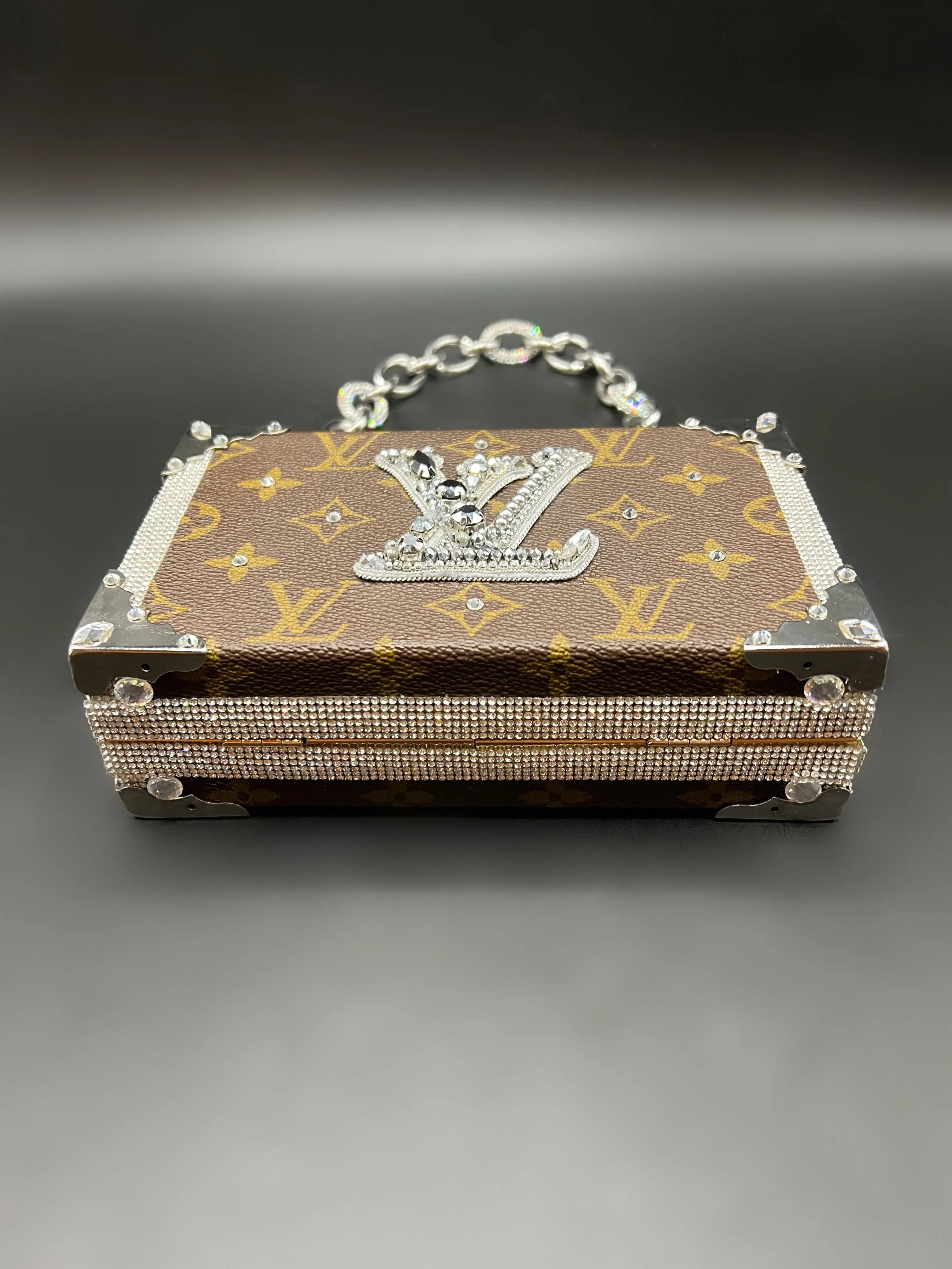 Silver Beaded Upcycled