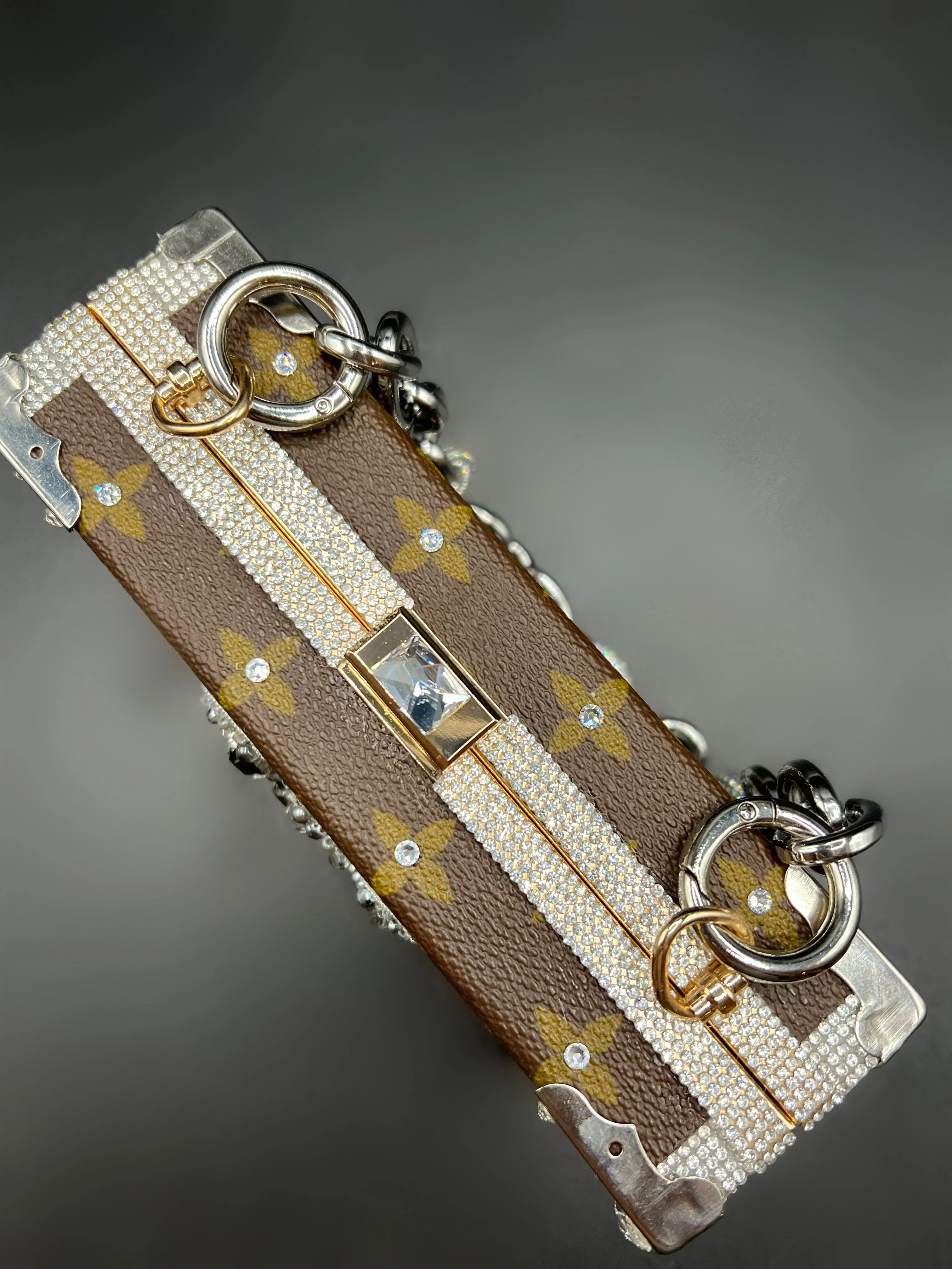 Silver Beaded Upcycled