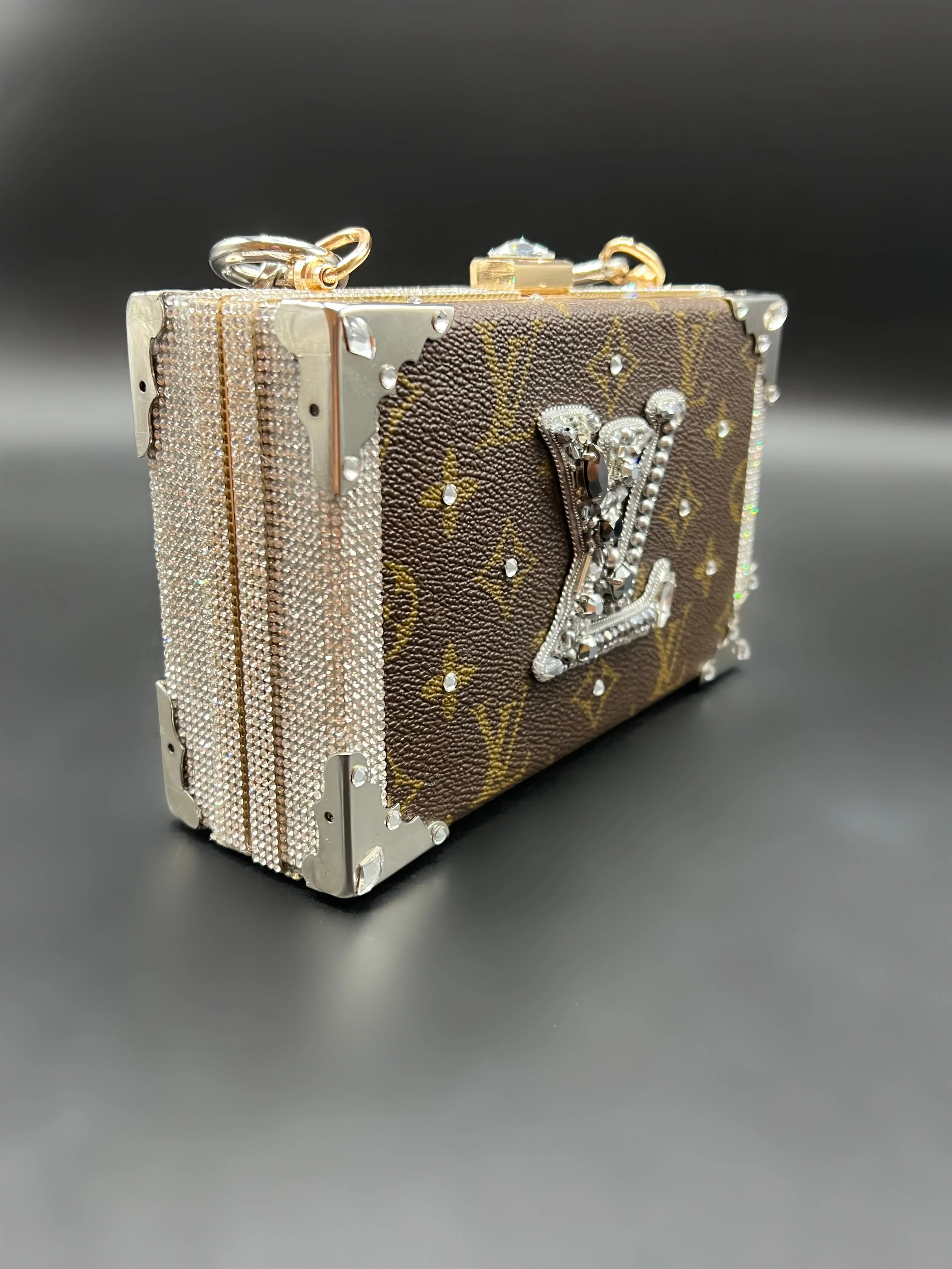 Silver Beaded Upcycled
