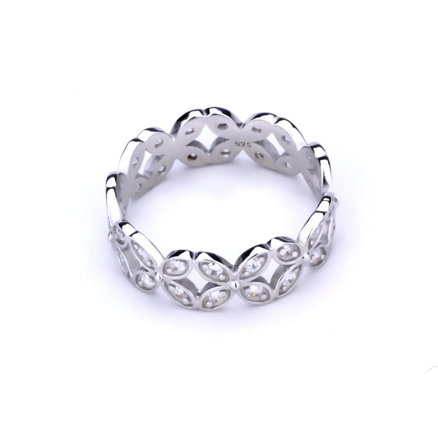 Silver Petal Rings