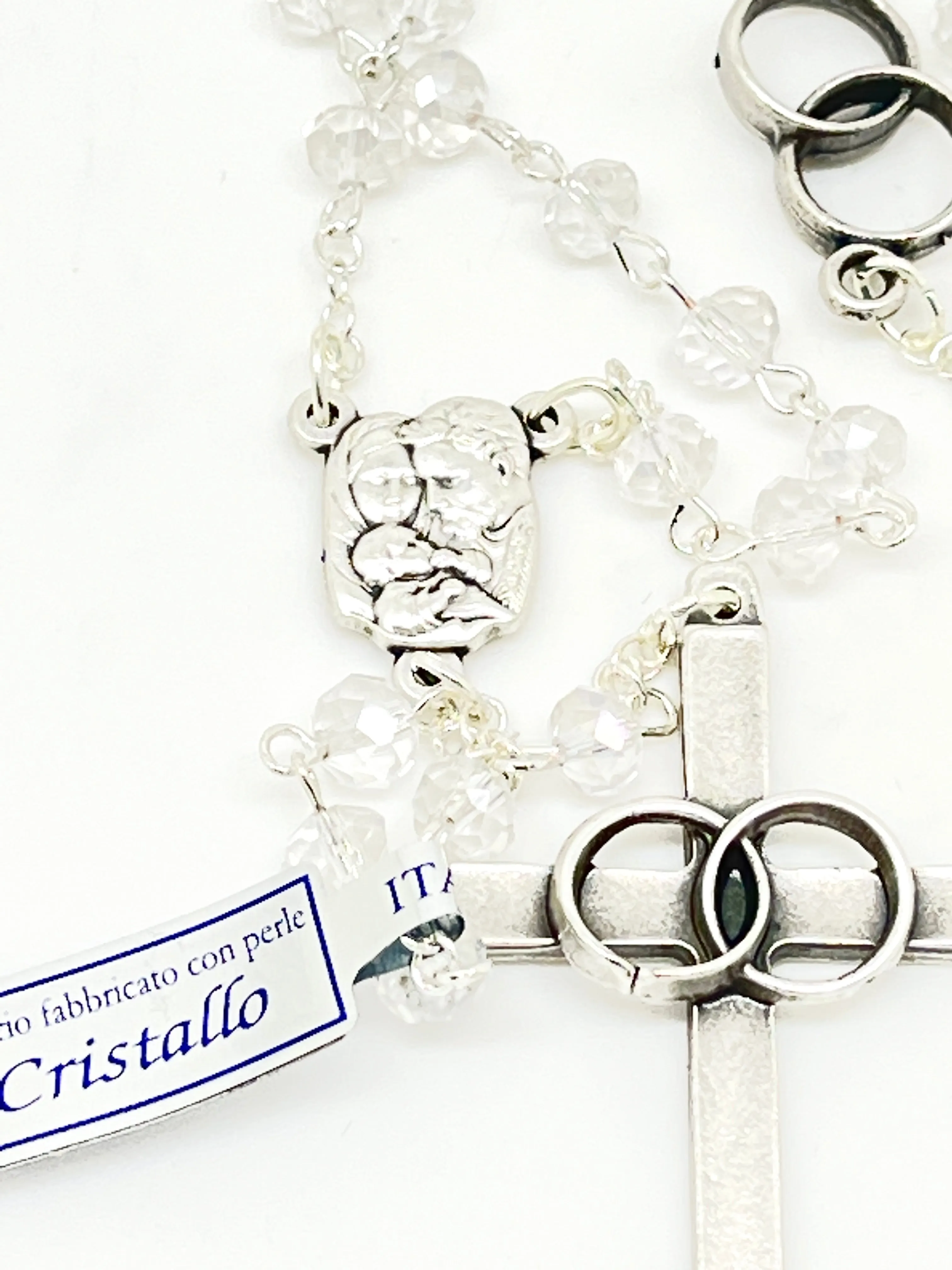 Silver Wedding Ring  Rosary