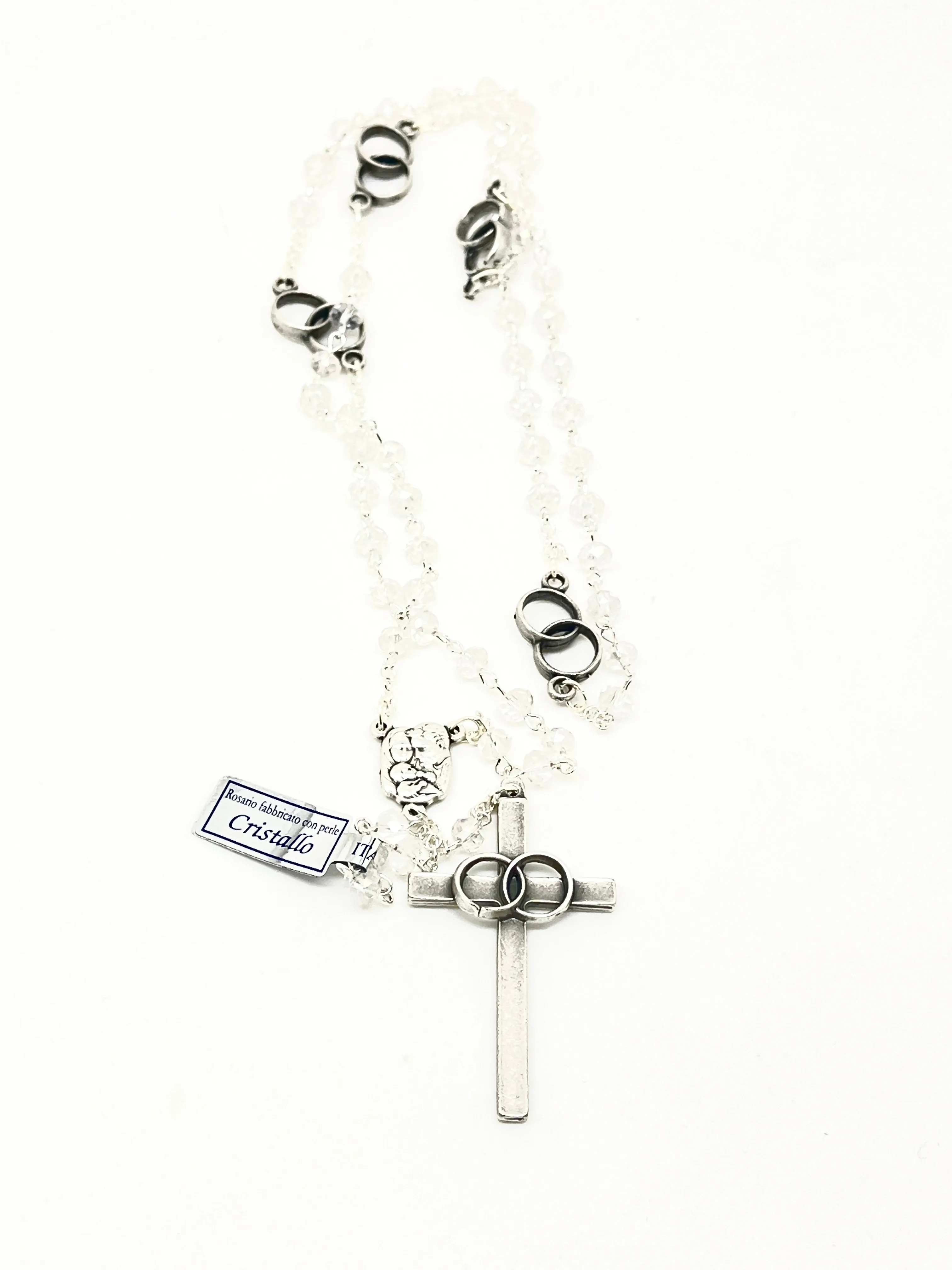 Silver Wedding Ring  Rosary