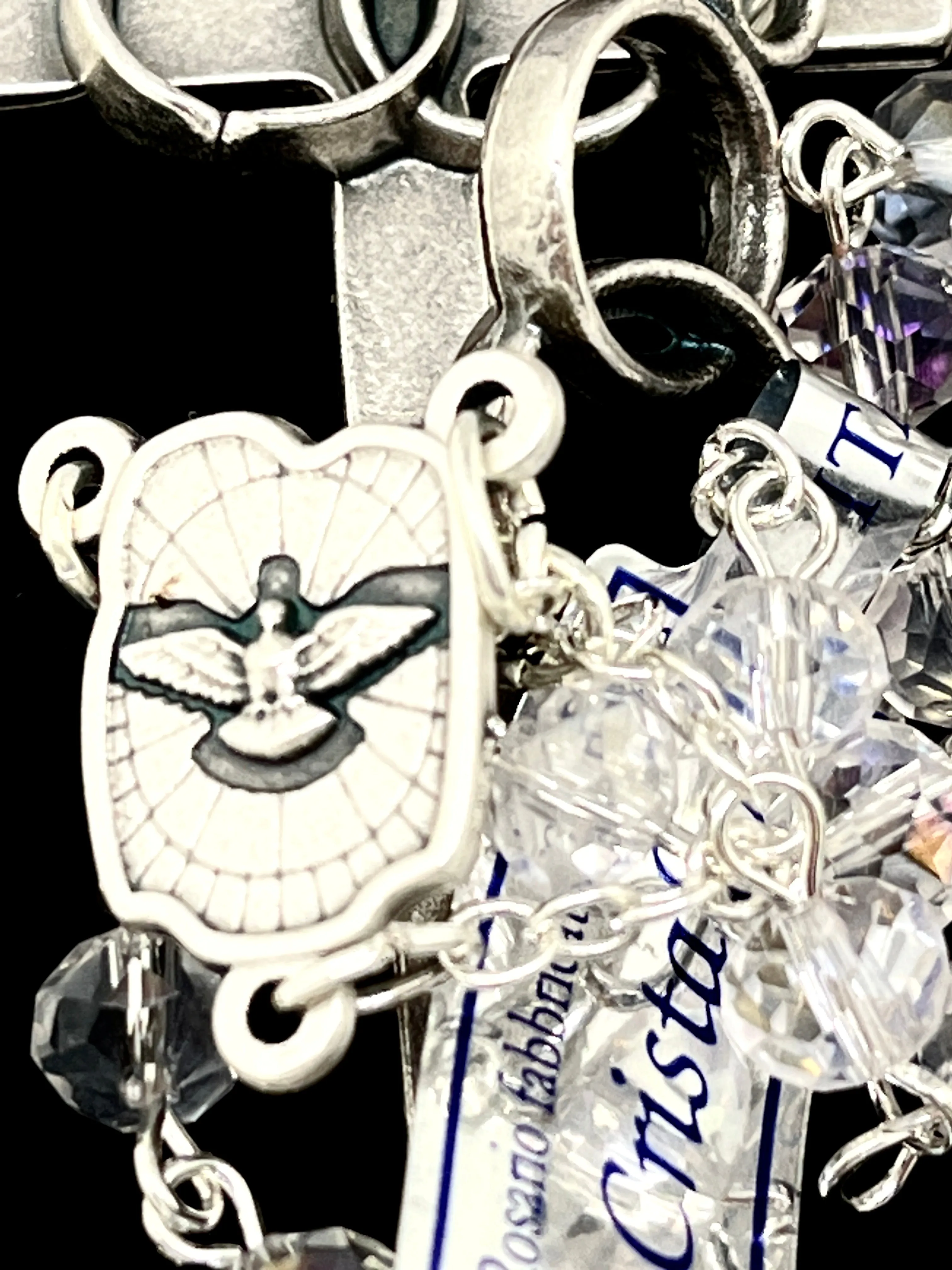 Silver Wedding Ring  Rosary