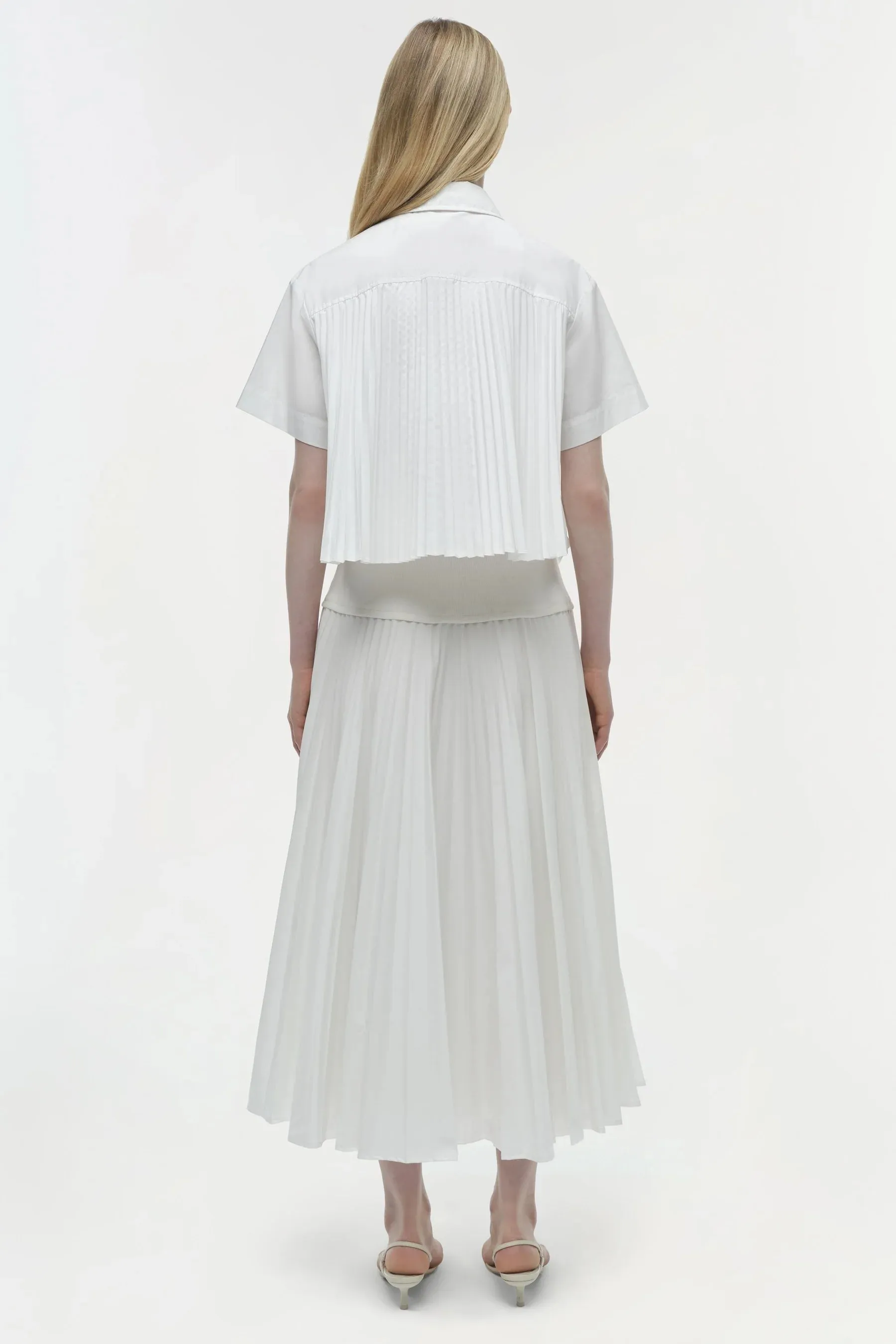 SIMKHAI BERNIE PLEATED SHIRT