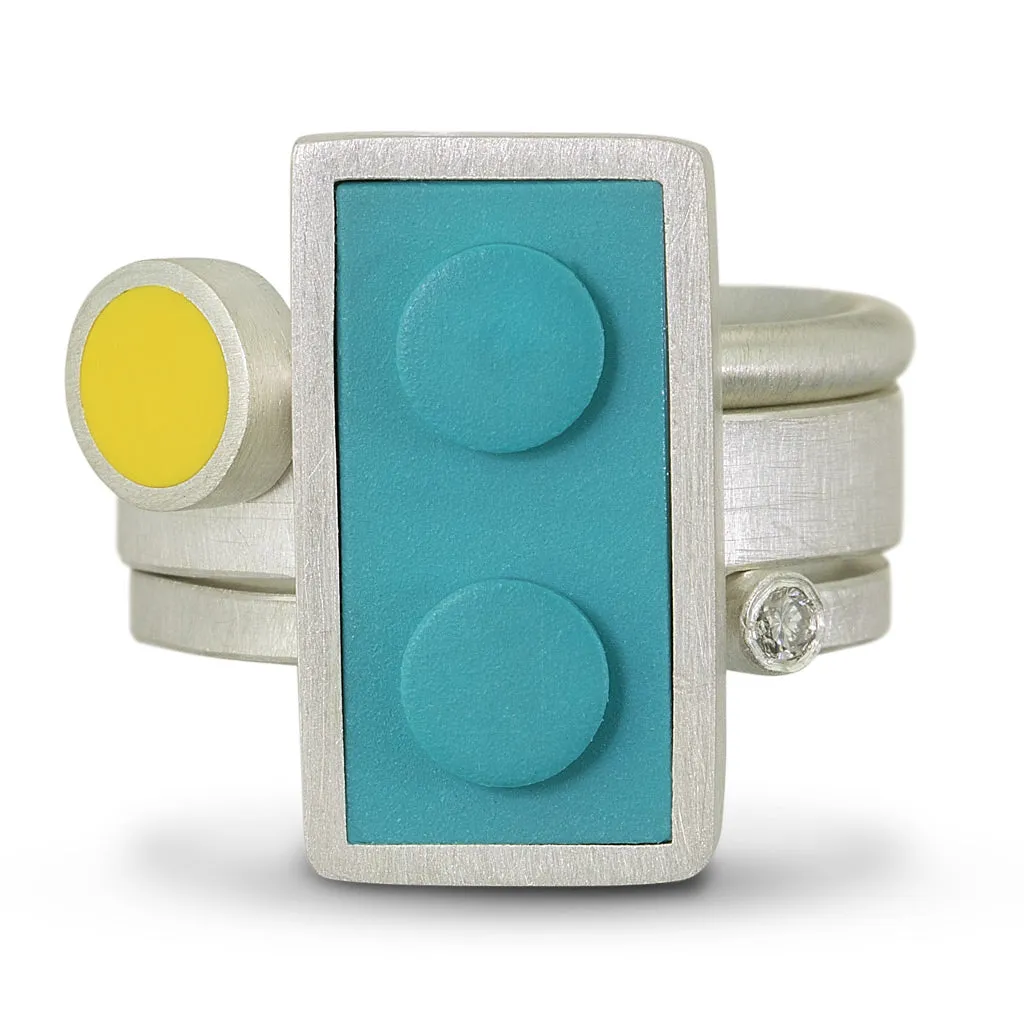 Small Dot Stud Ring