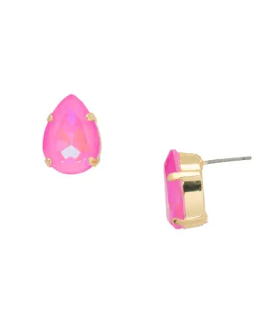 Sorrelli Eileen Stud Earrings - Electric Pink