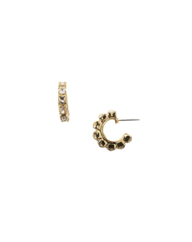 Sorrelli Marnie Hoop Earring Bright Gold Crystal