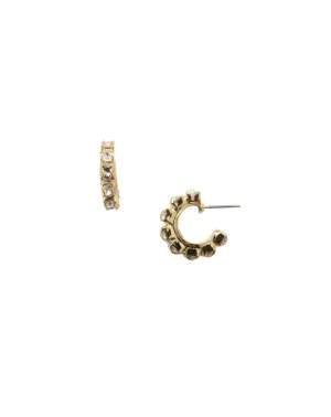 Sorrelli Marnie Hoop Earring Bright Gold Crystal