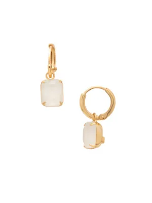Sorrelli Octavia Huggie Hoop Earrings - Bright Gold Icicle