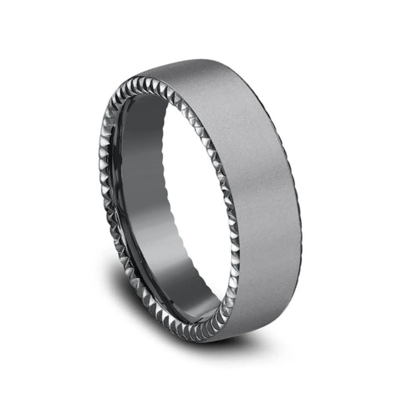 Sovereign Tantalum Comfort Fit 6.5 Wedding Band Ring