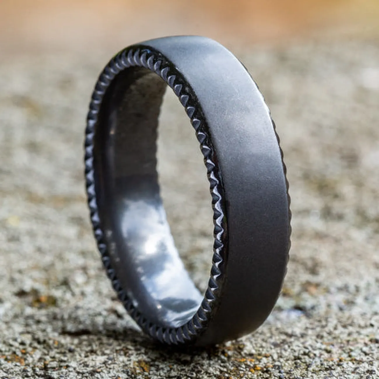 Sovereign Tantalum Comfort Fit 6.5 Wedding Band Ring