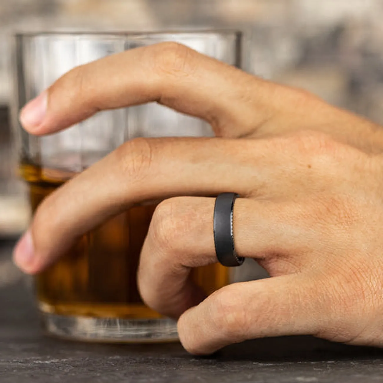Sovereign Tantalum Comfort Fit 6.5 Wedding Band Ring