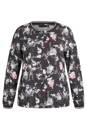 SPIRIT ALLOVER FLORAL PRINT BLOUSE
