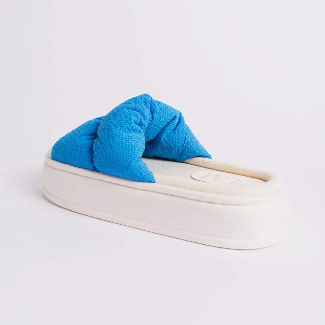 Spongy Blue Slip On