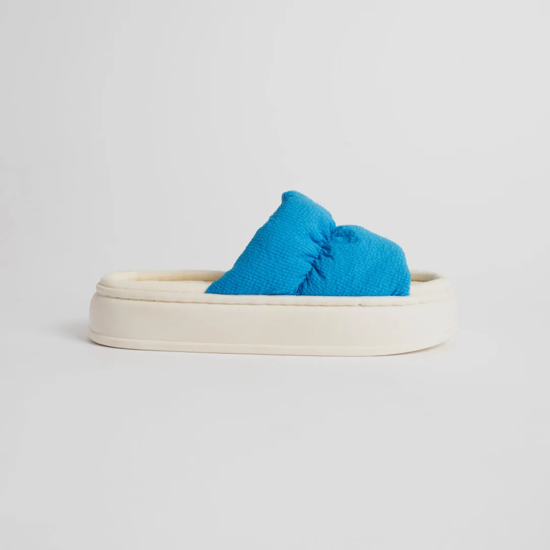 Spongy Blue Slip On