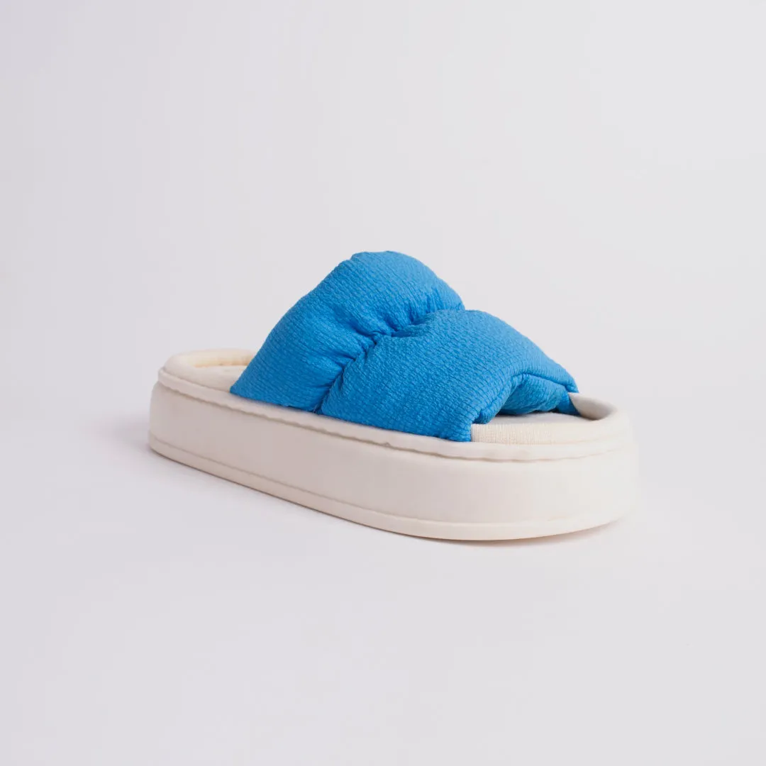 Spongy Blue Slip On