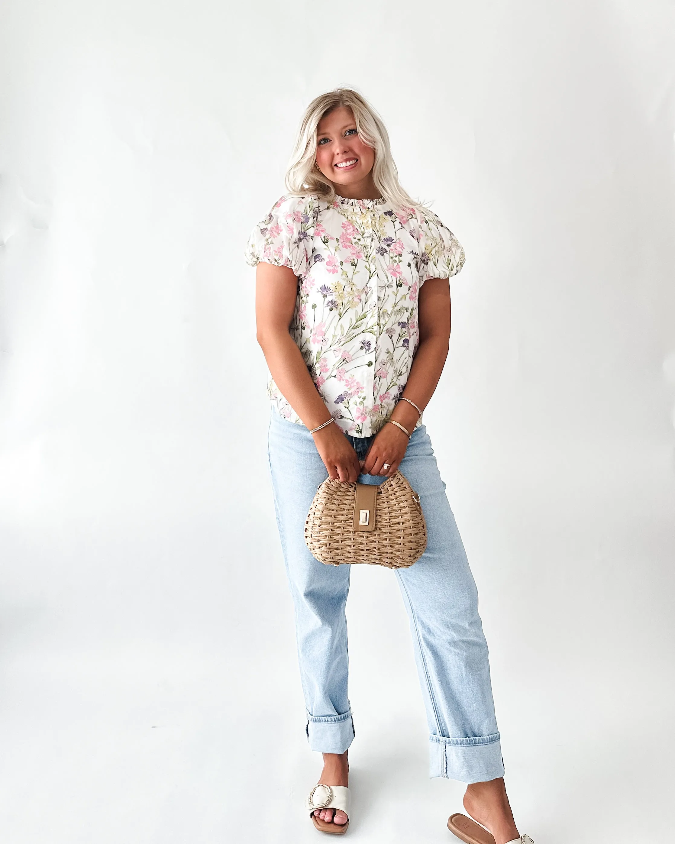 Spring Floral Blouse