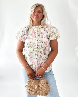Spring Floral Blouse