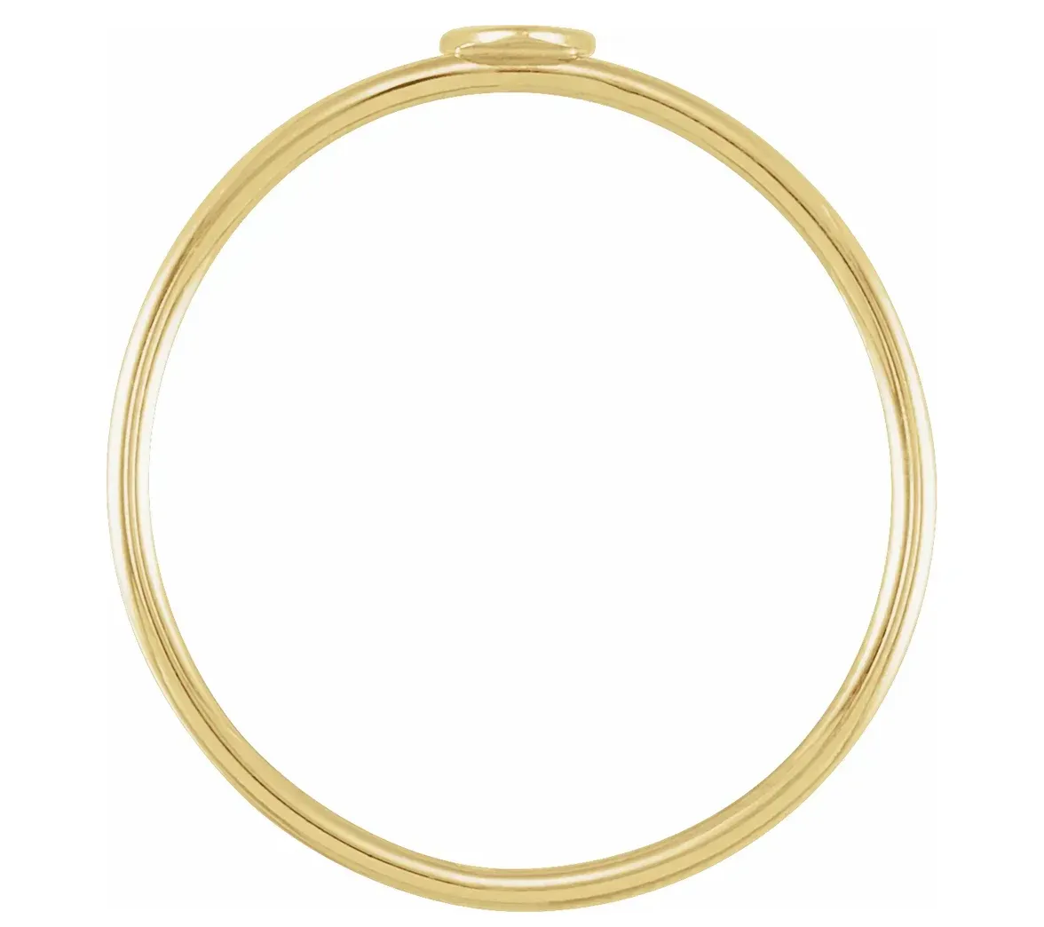 Stackable Gold Heart Ring