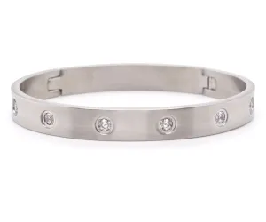 Star Bangle Stainless Steel Bracelet