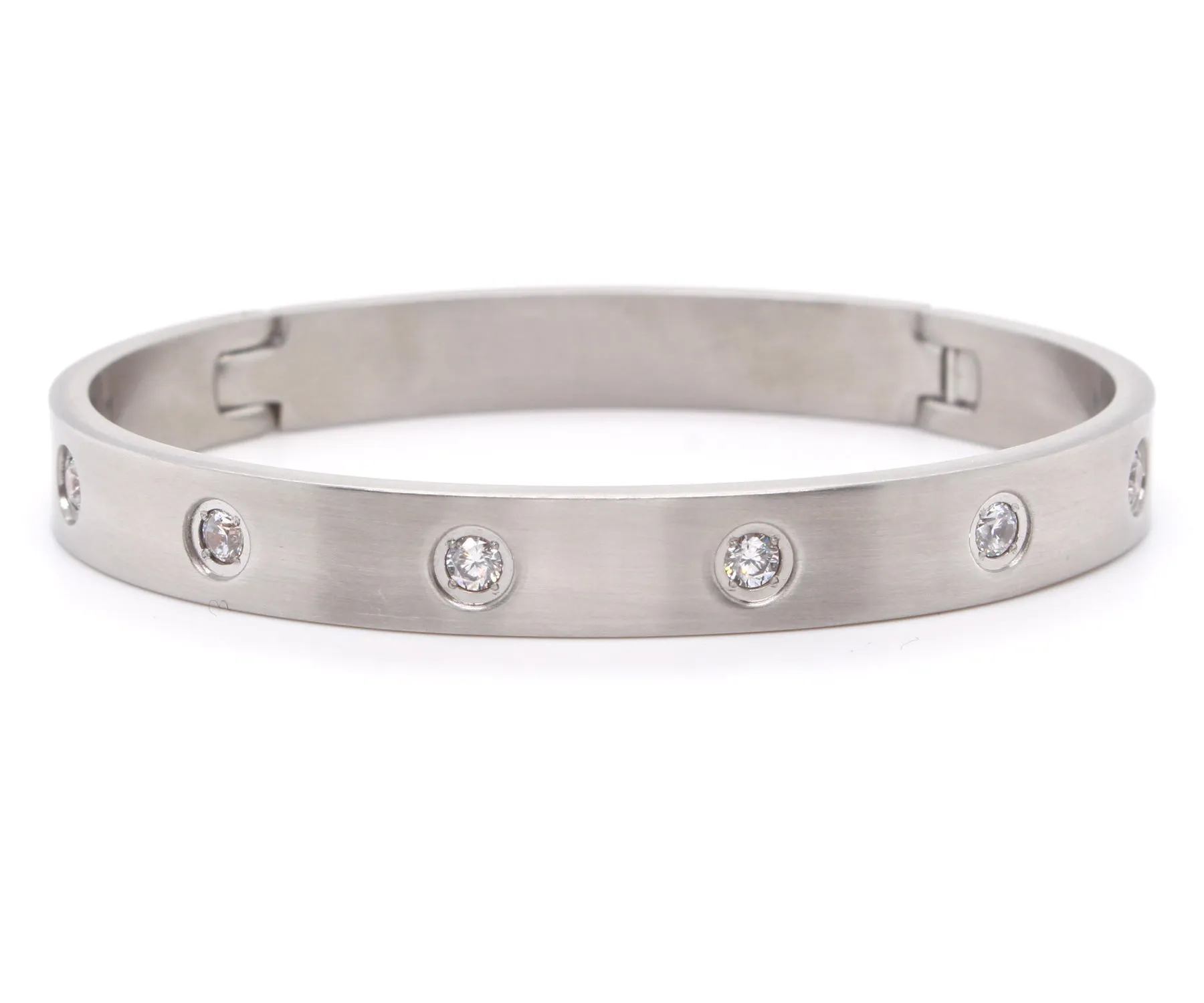 Star Bangle Stainless Steel Bracelet