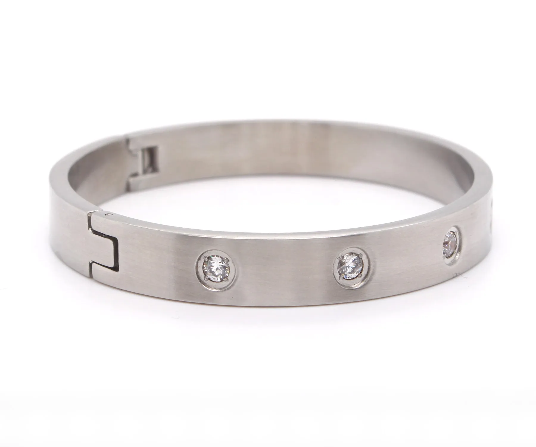 Star Bangle Stainless Steel Bracelet