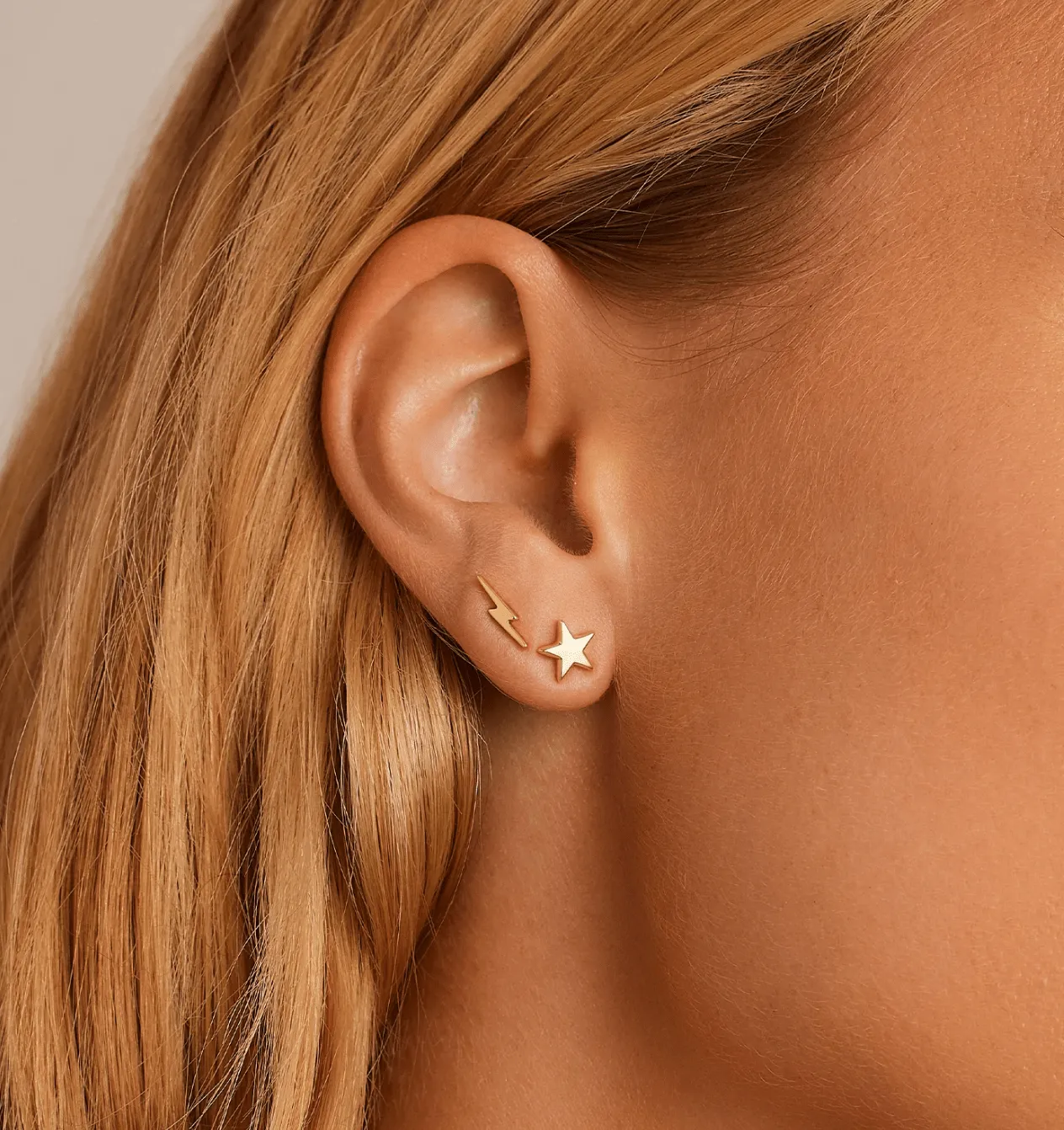 Star Charm Stud by Gorjana | Gold