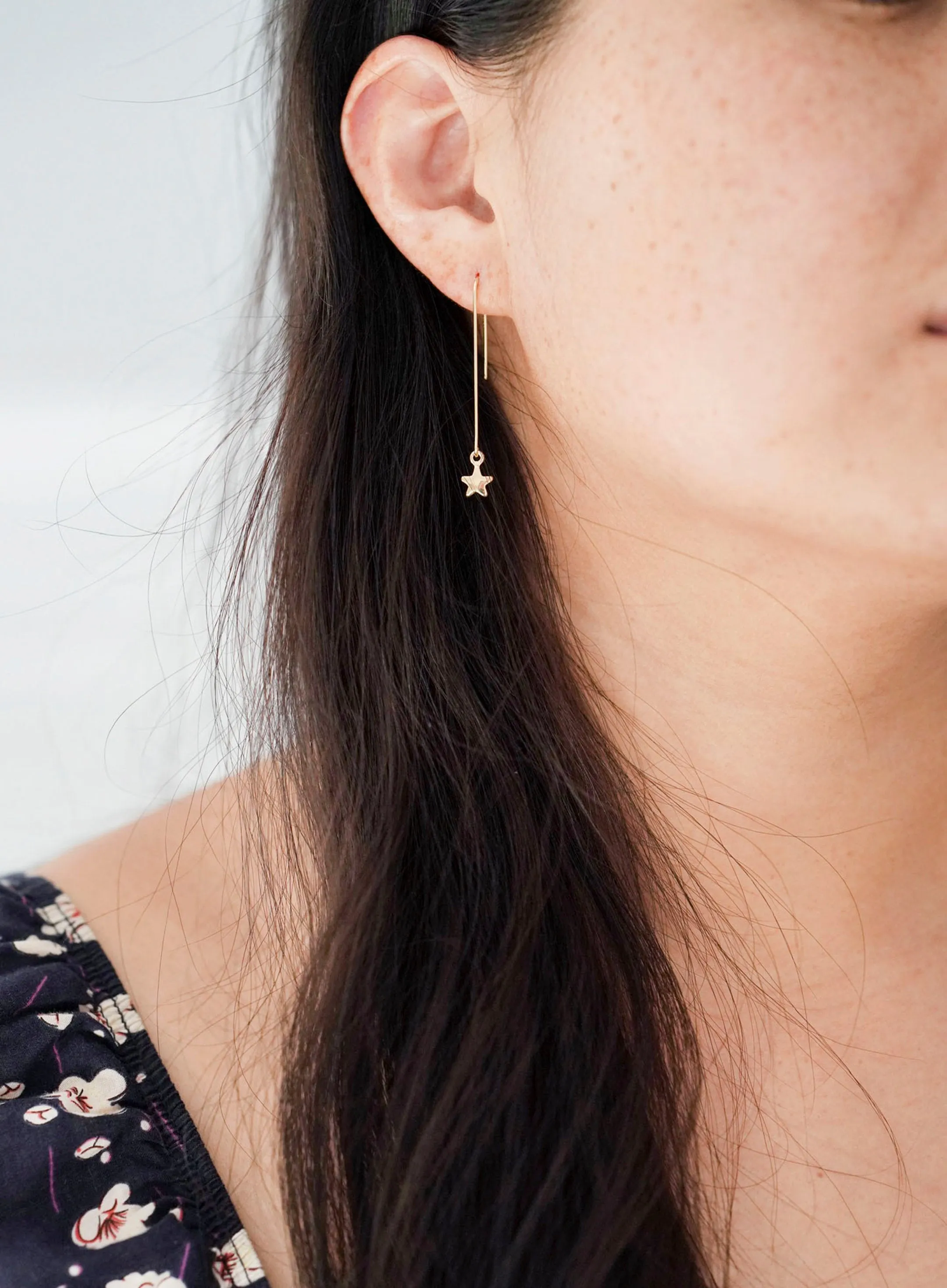 Star Drop Earrings