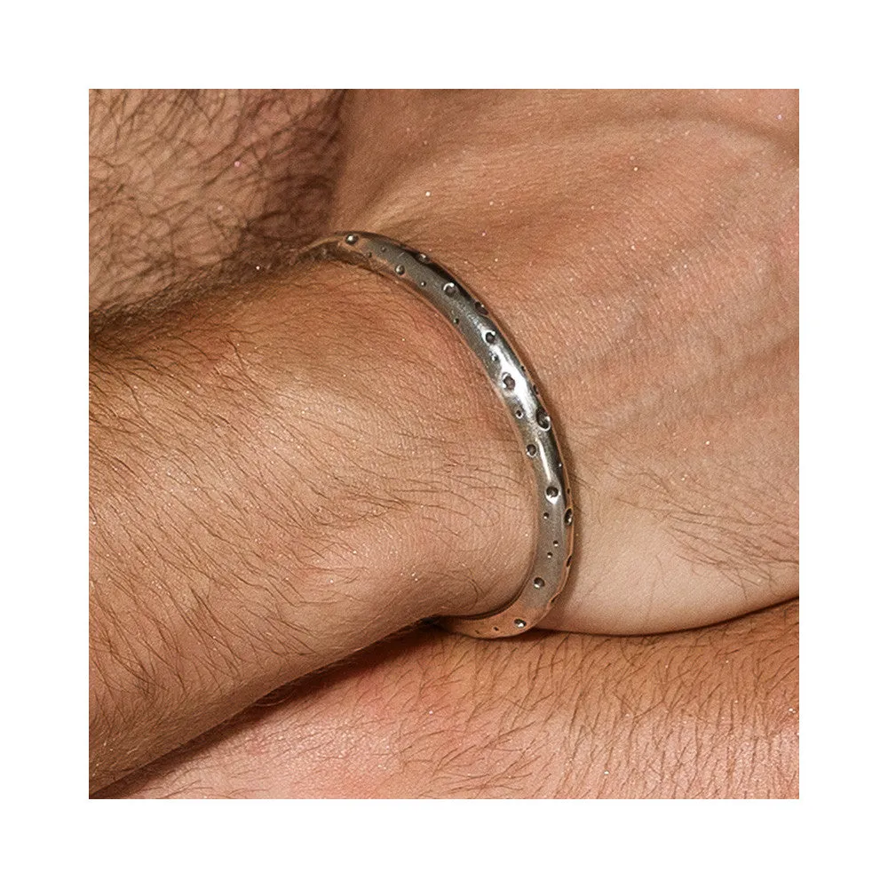 Sterling silver 'dot' cuff
