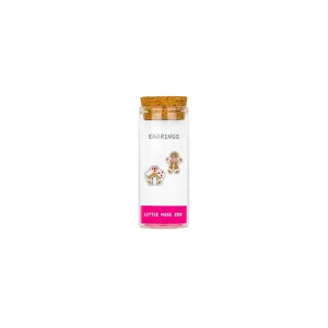 Sterling Silver Holiday Stud Earrings in a Bottle