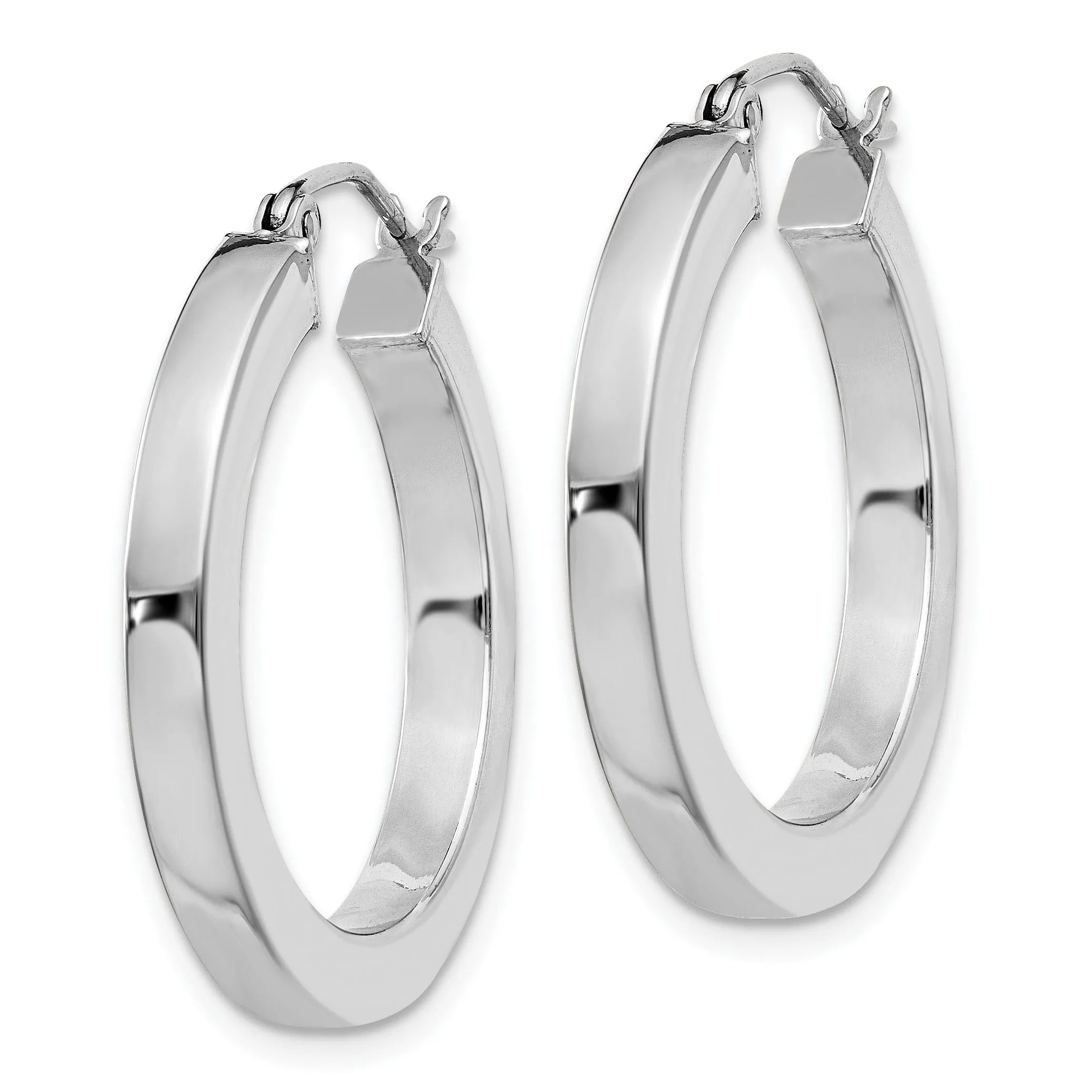 Sterling Silver Hoop 3.25MM Earrings