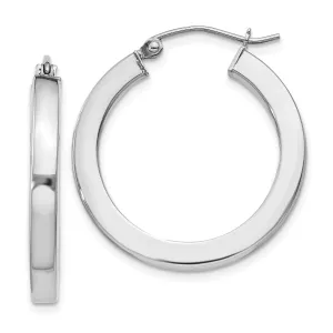 Sterling Silver Hoop 3.25MM Earrings