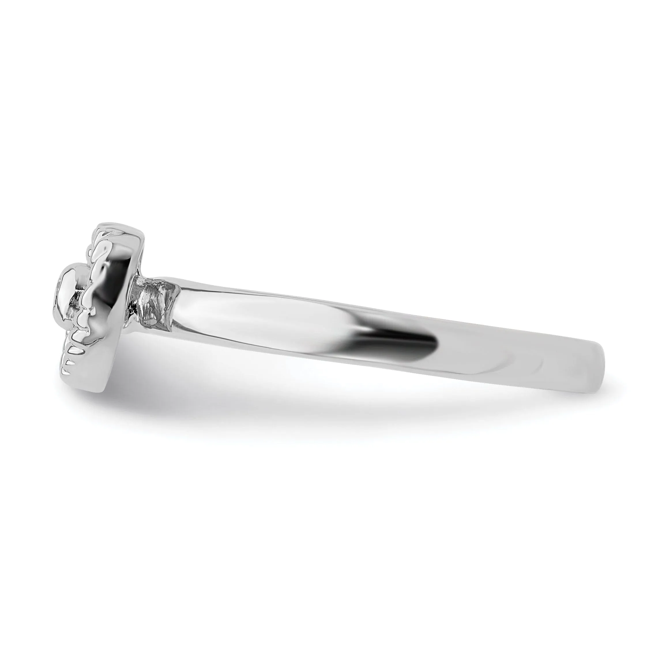 Sterling Silver Stackable Expressions Diamond Ring
