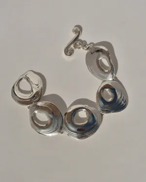 Sterling Silver Whirlpool Bracelet