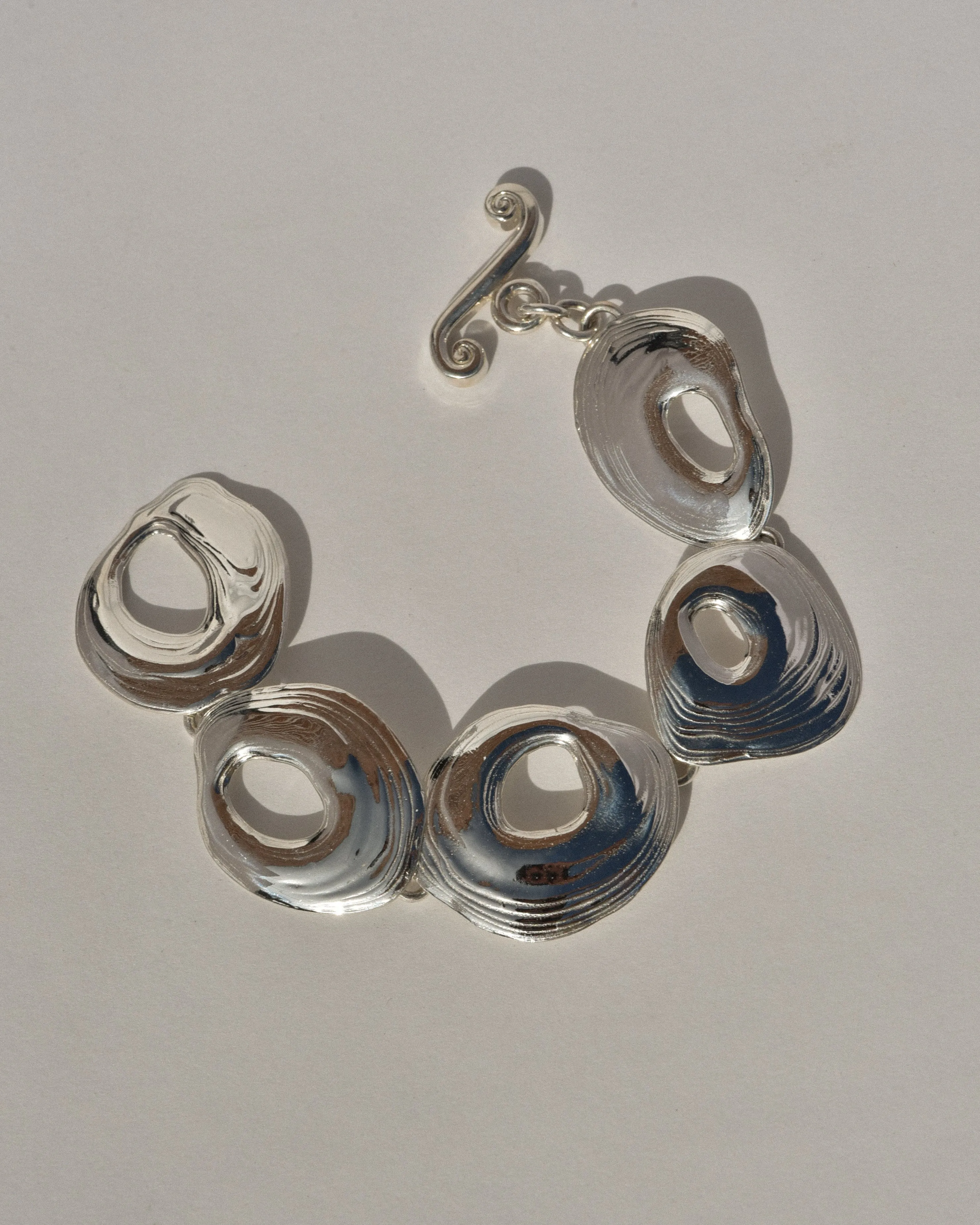 Sterling Silver Whirlpool Bracelet
