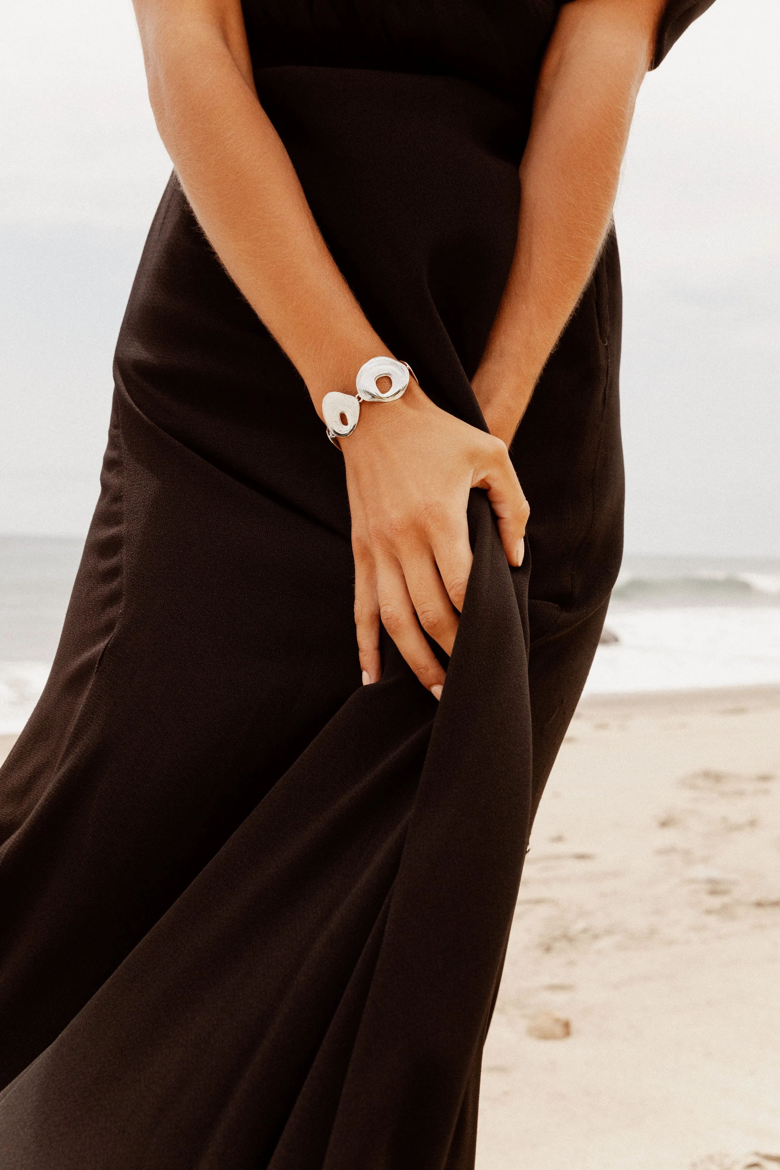 Sterling Silver Whirlpool Bracelet