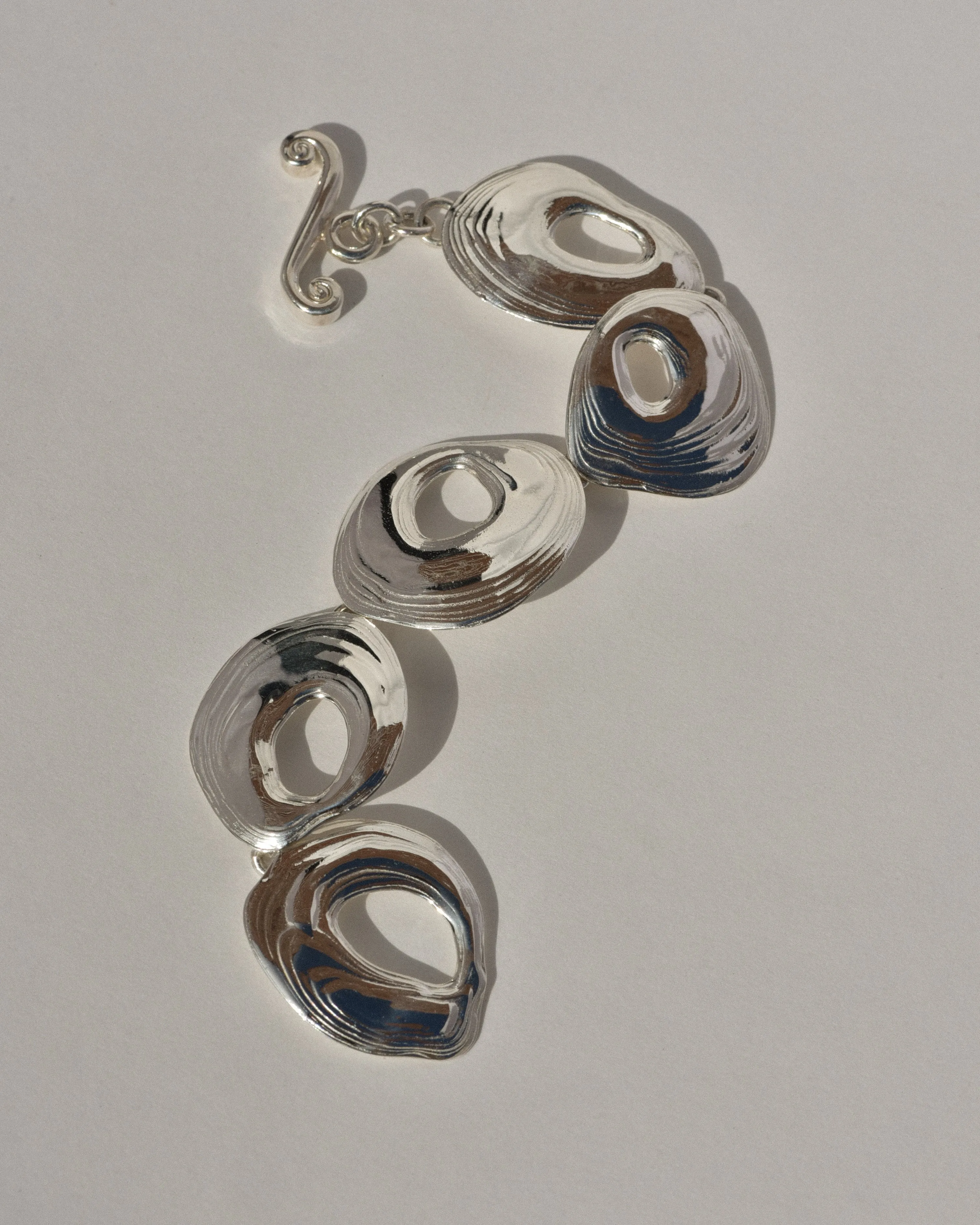 Sterling Silver Whirlpool Bracelet